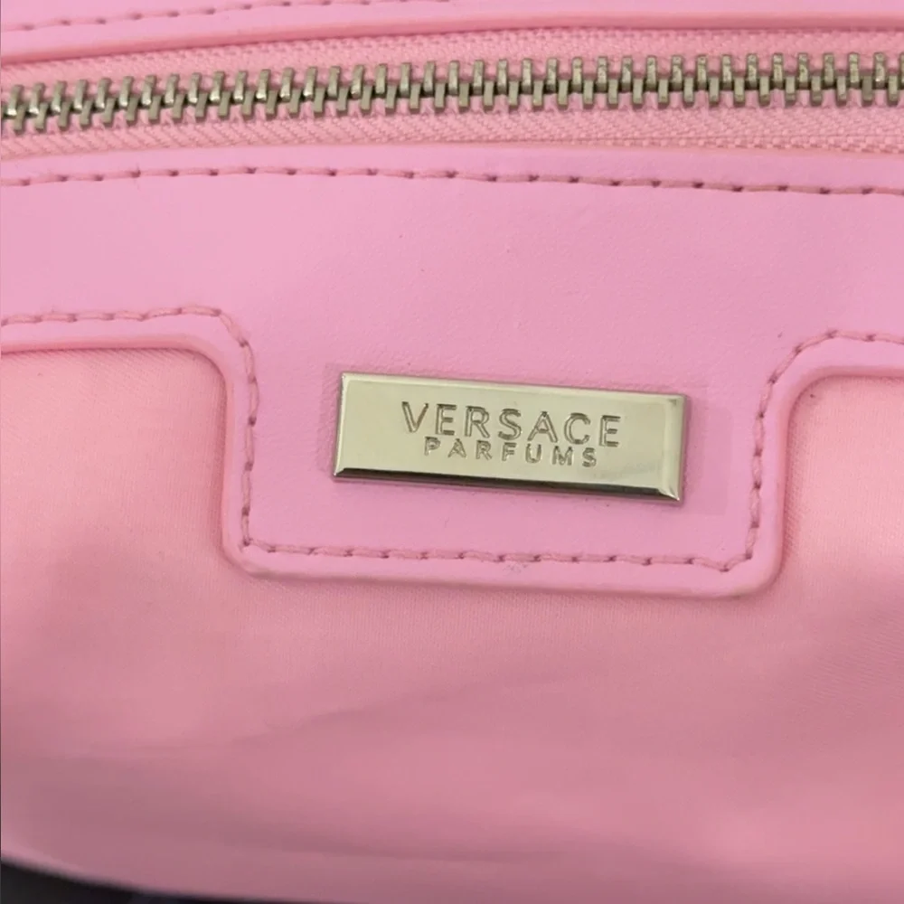 Versace Parfums Cosmetic Pink Pouch with Three Accents AUTHENTIC - Picture 3 of 14